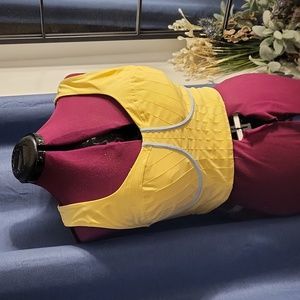 LIMITED EDITION Fabletics × Madelaine Petsch Yellow Longline Sports Bra